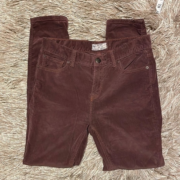 FREE People Velour‎ Jeans - Picture 1 of 9